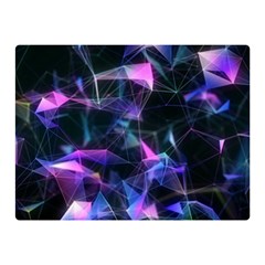 Abstract Atom Background Double Sided Flano Blanket (mini)  by Mariart