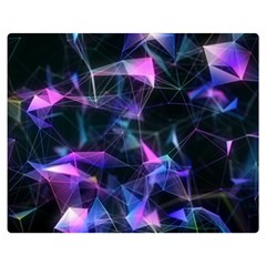 Abstract Atom Background Double Sided Flano Blanket (medium)  by Mariart