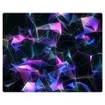 Abstract Atom Background Double Sided Flano Blanket (Medium)  60 x50  Blanket Front