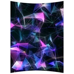 Abstract Atom Background Back Support Cushion