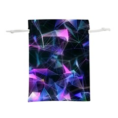 Abstract Atom Background Lightweight Drawstring Pouch (s)