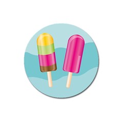 Ice Cream Parlour Magnet 3  (round) by HermanTelo