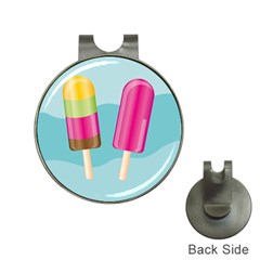 Ice Cream Parlour Hat Clips With Golf Markers by HermanTelo