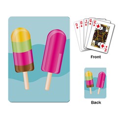 Ice Cream Parlour Playing Cards Single Design (rectangle)