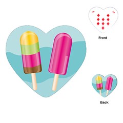 Ice Cream Parlour Playing Cards Single Design (heart)