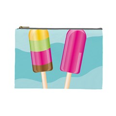 Ice Cream Parlour Cosmetic Bag (large) by HermanTelo