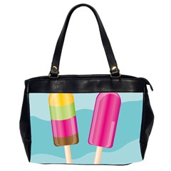 Ice Cream Parlour Oversize Office Handbag (2 Sides) by HermanTelo