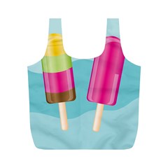 Ice Cream Parlour Full Print Recycle Bag (m) by HermanTelo