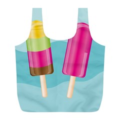 Ice Cream Parlour Full Print Recycle Bag (l) by HermanTelo