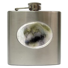 Wolf Evil Monster Hip Flask (6 Oz) by HermanTelo