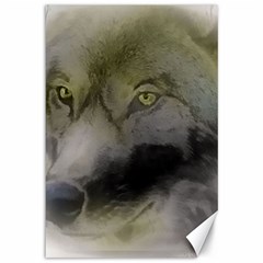 Wolf Evil Monster Canvas 12  X 18  by HermanTelo