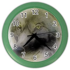 Wolf Evil Monster Color Wall Clock by HermanTelo