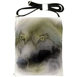 Wolf Evil Monster Shoulder Sling Bag Front