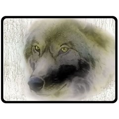 Wolf Evil Monster Fleece Blanket (large) 