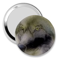 Wolf Evil Monster 3  Handbag Mirrors by HermanTelo