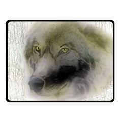 Wolf Evil Monster Double Sided Fleece Blanket (small)  by HermanTelo