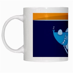 Fish Water Fisherman White Mugs