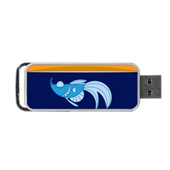 Fish Water Fisherman Portable USB Flash (One Side)