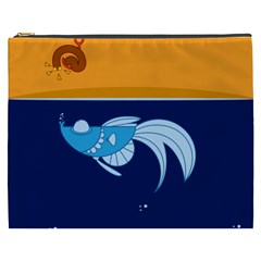 Fish Water Fisherman Cosmetic Bag (XXXL)