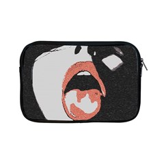 Wide Open And Ready - Kinky Girl Face In The Dark Apple Ipad Mini Zipper Cases by Casemiro