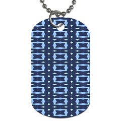 Geometry Blocks Dog Tag (one Side) by Sparkle