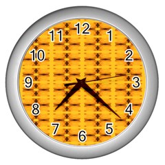 Digital Illusion Wall Clock (silver) by Sparkle