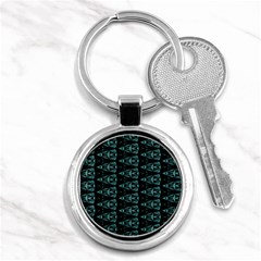 Digital Traingles Key Chain (round) by Sparkle