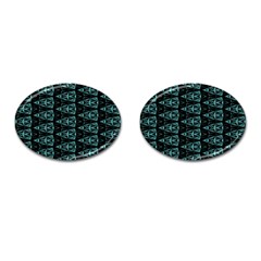 Digital Traingles Cufflinks (oval) by Sparkle