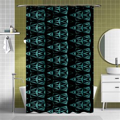 Digital Traingles Shower Curtain 48  x 72  (Small) 