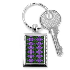 Digital Grapes Key Chain (rectangle) by Sparkle