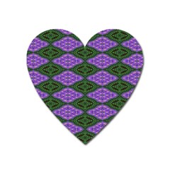 Digital Grapes Heart Magnet by Sparkle