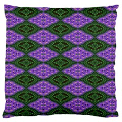 Digital Grapes Large Flano Cushion Case (two Sides) by Sparkle