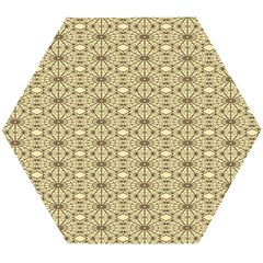 Digital Flowers Wooden Puzzle Hexagon by Sparkle