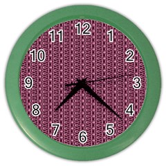 Digital Waves Color Wall Clock by Sparkle