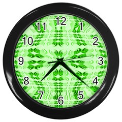 Digital Illusion Wall Clock (black)