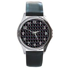 Animalsss Round Metal Watch