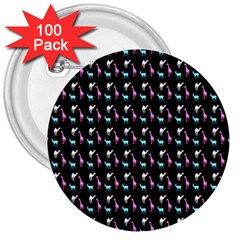 Animalsss 3  Buttons (100 Pack)  by Sparkle