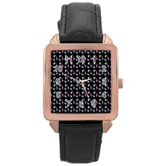 Animalsss Rose Gold Leather Watch  by Sparkle