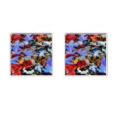 Rainbow Season Cufflinks (square) by Sparkle