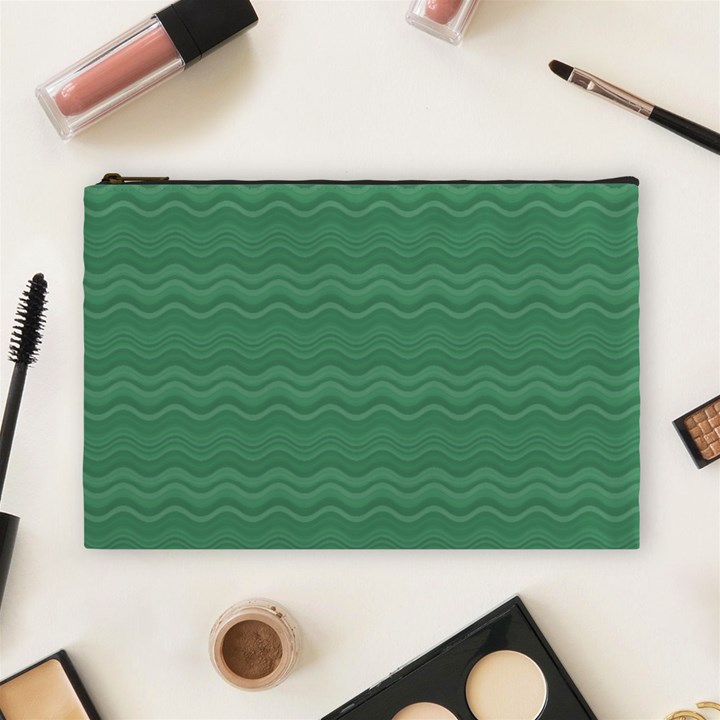 Digital Waves Cosmetic Bag (Large)