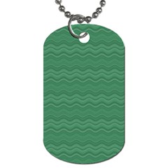 Digital Waves Dog Tag (two Sides) by Sparkle