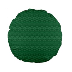 Digital Waves Standard 15  Premium Flano Round Cushions