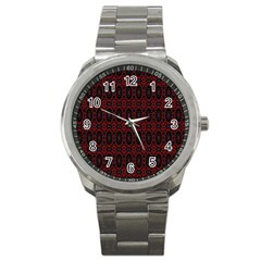 Digital Mandale Sport Metal Watch by Sparkle