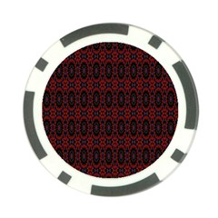 Digital Mandale Poker Chip Card Guard by Sparkle