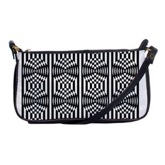 Optical Illusion Shoulder Clutch Bag by Sparkle