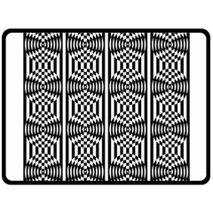 Optical Illusion Fleece Blanket (large)  by Sparkle