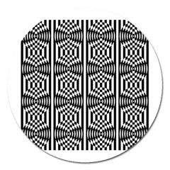 Optical Illusion Magnet 5  (round) by Sparkle