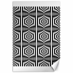 Optical Illusion Canvas 24  X 36  by Sparkle