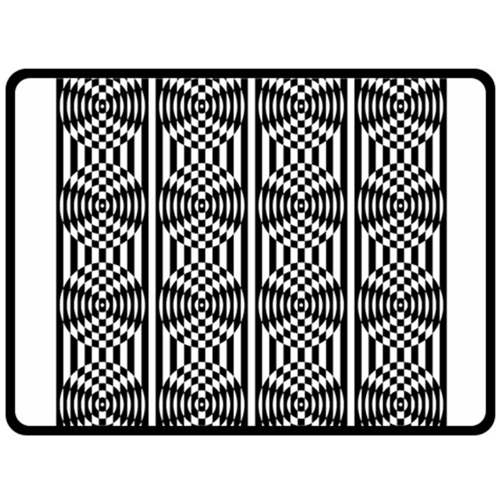 Optical Illusion Fleece Blanket (Large) 