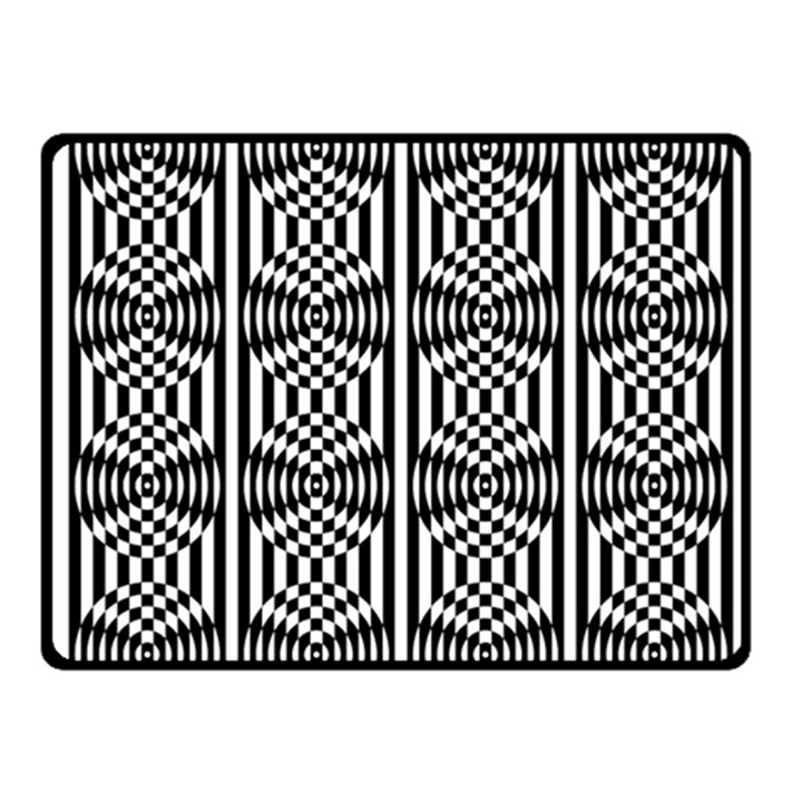 Optical Illusion Fleece Blanket (Small)